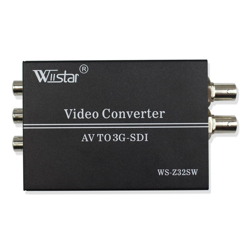 Wiistar AV CVBS to 3G-SDI Audio Video Converter Composite to SDI Converter Support 1080P for CRT HDTV to Camera - Image 2